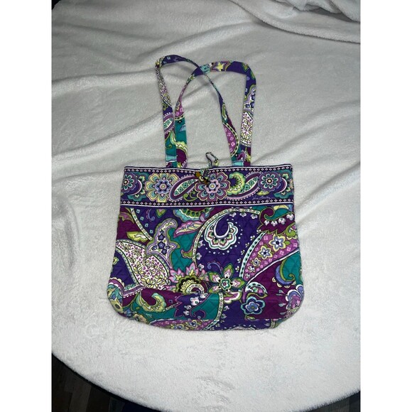 Vera Bradley purse base is 11” x 4”, 13” tall - Picture 1 of 3